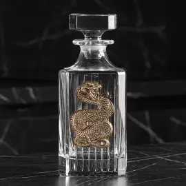 Vodka set "Snake. Timeless" for 3 people, in a box